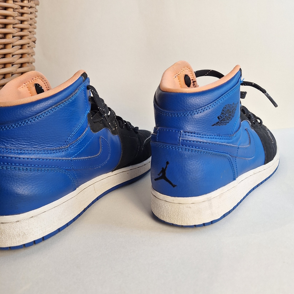 AIR JORDAN 1 Retro High BG Nike High-Top Sneakers Sz 7 Hyper Cobalt VGC - Picture 4 of 7
